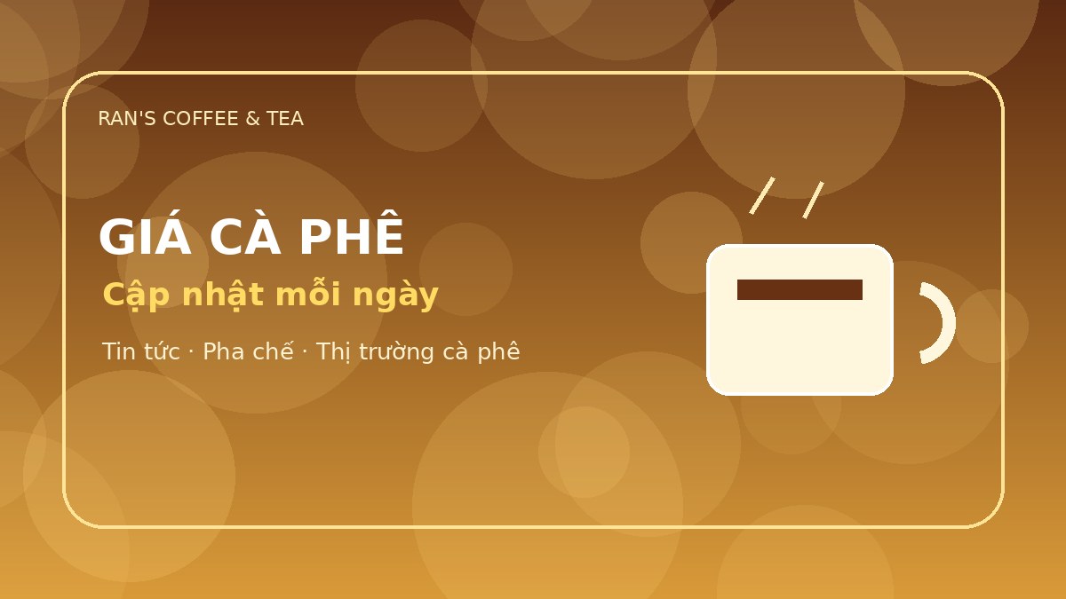 Giá cà phê mỗi ngày: cách xem giá để nhập hàng thông minh