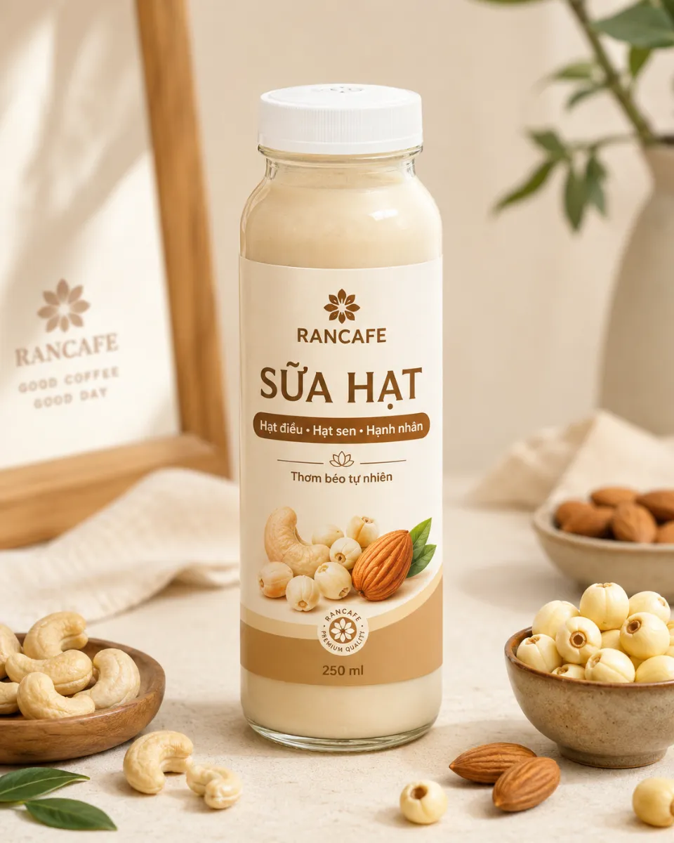 Sữa hạt (hạt điều + hạt sen + hạnh nhân)